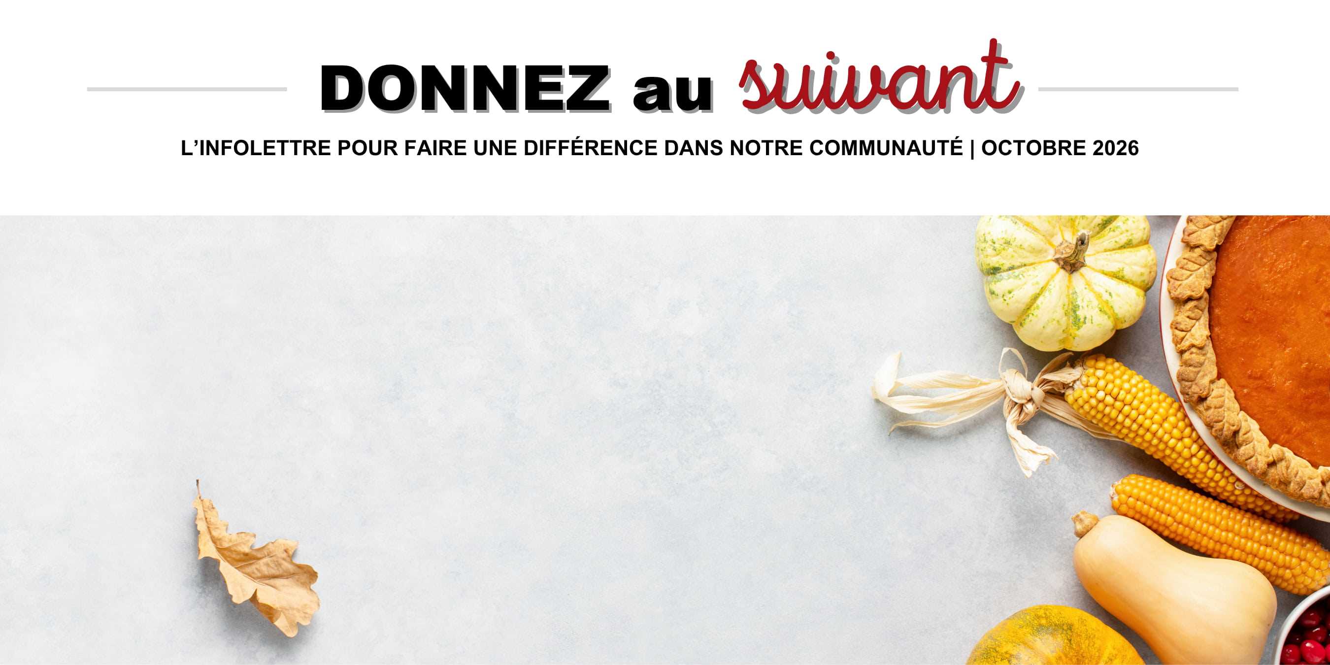 Infolettre octobre 2026