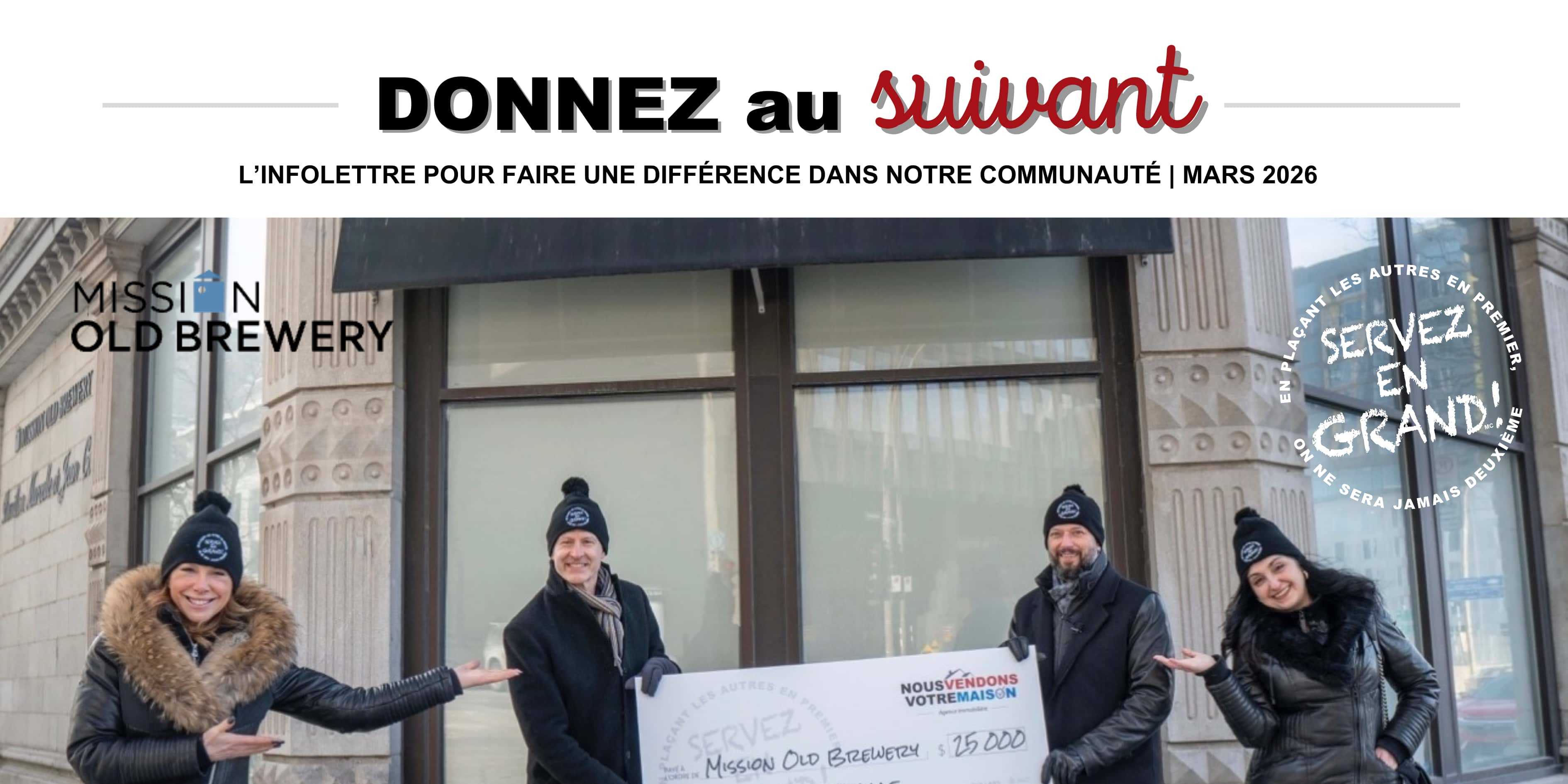 Infolettre de Mars 2026